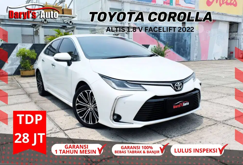 2022 Toyota Altis 1.8 V Facelift Perfect Condition TDP28jt