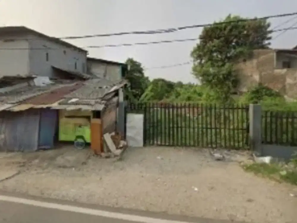 DIJUAL LAHAN PINGGIR JALAN RAYA AREA DUREN SAWIT LOKASI STRATEGIS