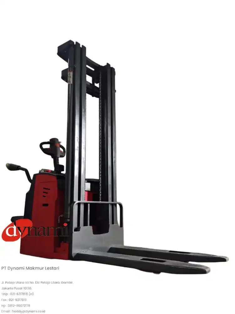 Stacker electric kapasitas 2 tons, Lifting 5 meter