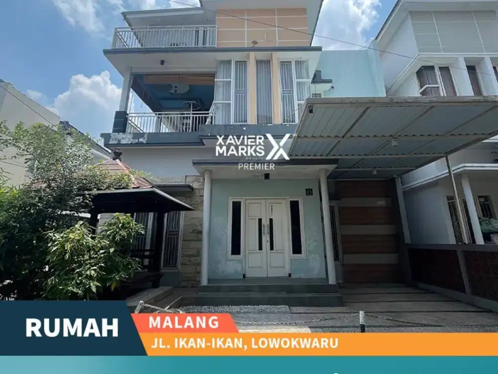 Rumah Aman 24 Jam Siap Huni Furnish di Ikan Ikan Lowokwaru Malang