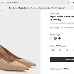 HEELS Charles and Keith Preloved - Nude