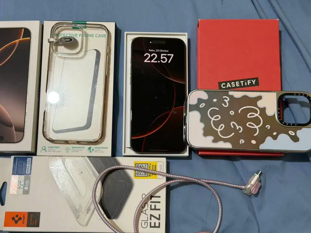 IPhone 16 Pro Max Desert Titanium 256 IMEI Permanen terdaftar Bea Cuka