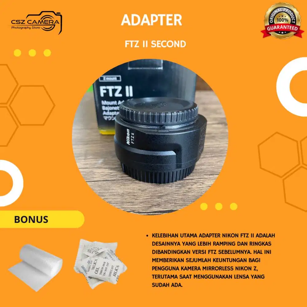 Adapter Nikon FTZ II Baru Garansi Resmi ALta Nikon