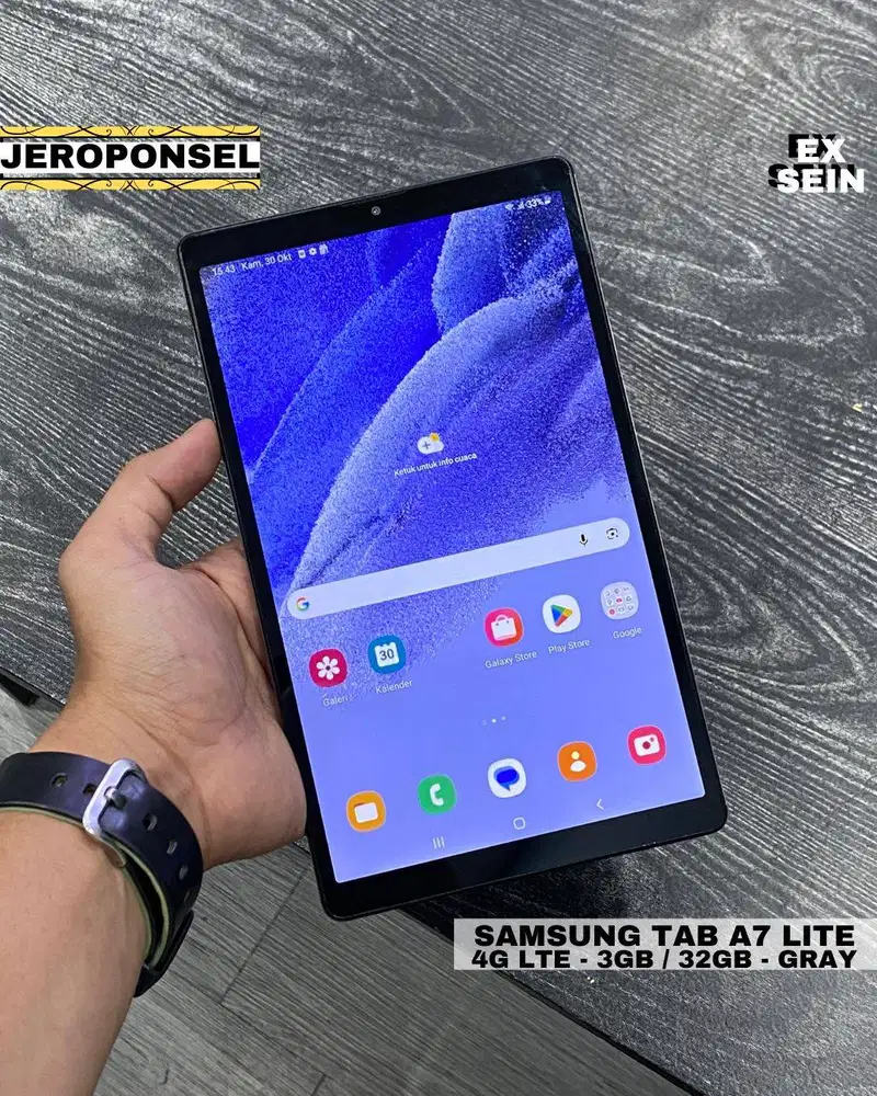 SAMSUNG TAB A7 LITE 3/32GB GRAY MURAH GARANSI ORIGINAL
