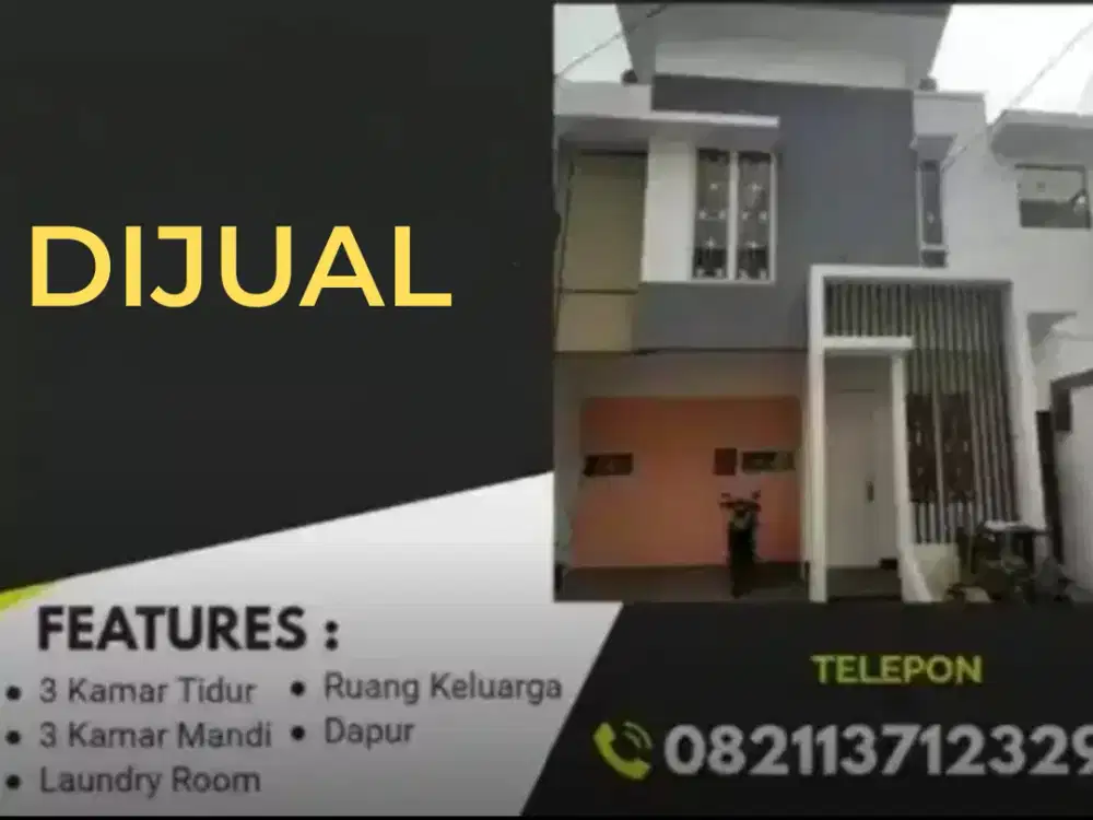 Dijual Rumah Townhouse Ciputat