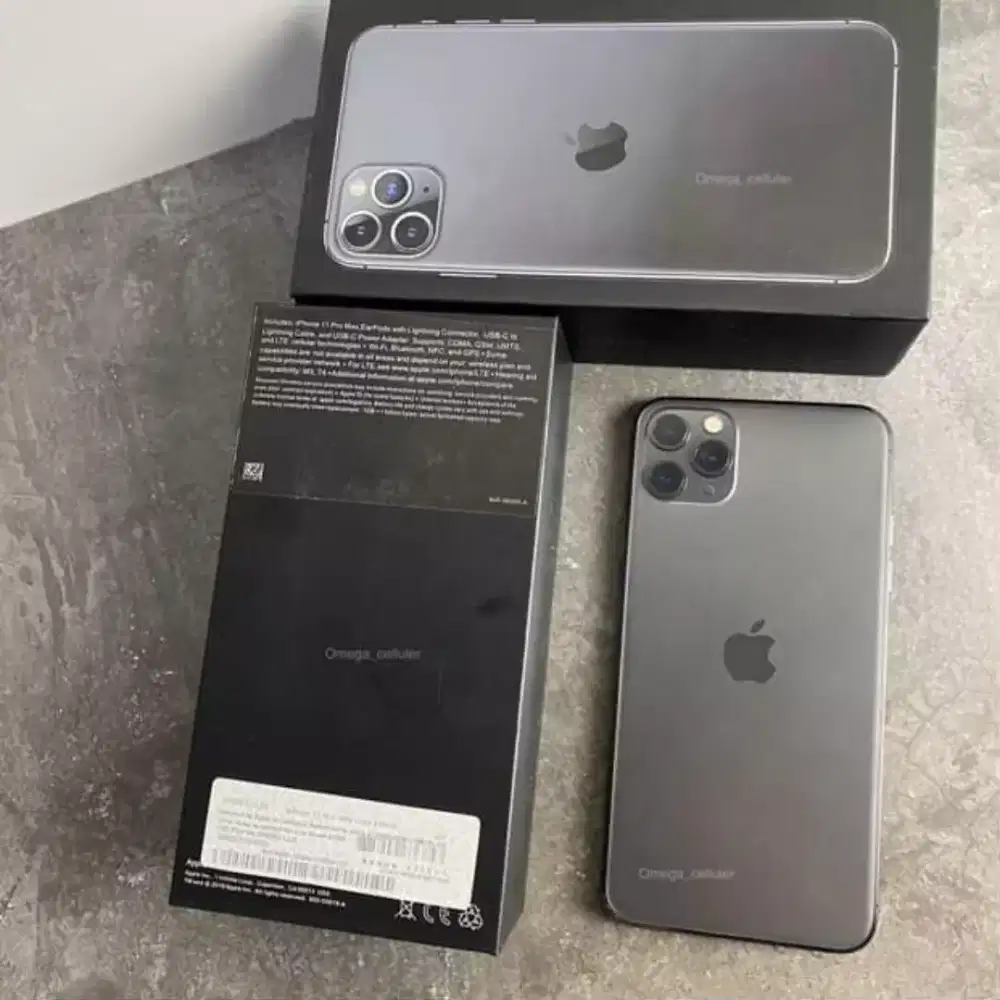 Iphone 11 promax 256gb inter imei permanen bea cukai