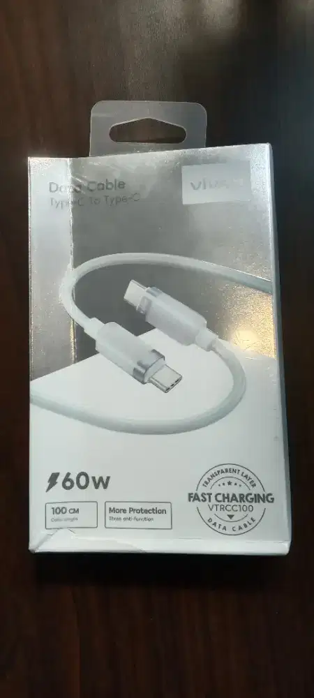 VIVAN Kabel Data 60W PD QC 3.0 Tahan Air dan Noda VTRCC100