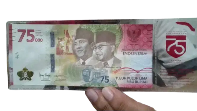 Uang 75 Ribu Edisi Kemerdekaan RI