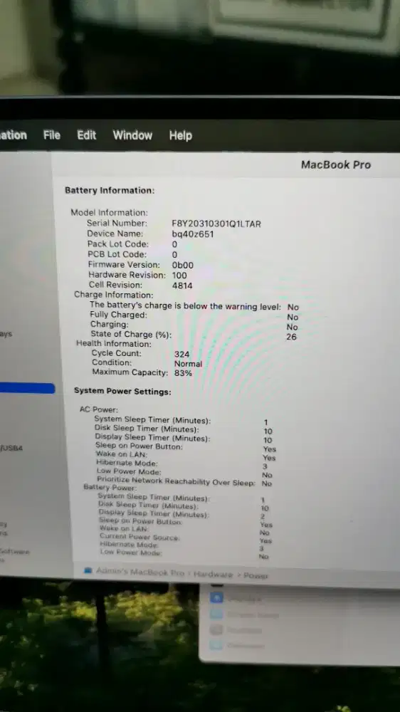 Macbook pro m1 2021 16/512