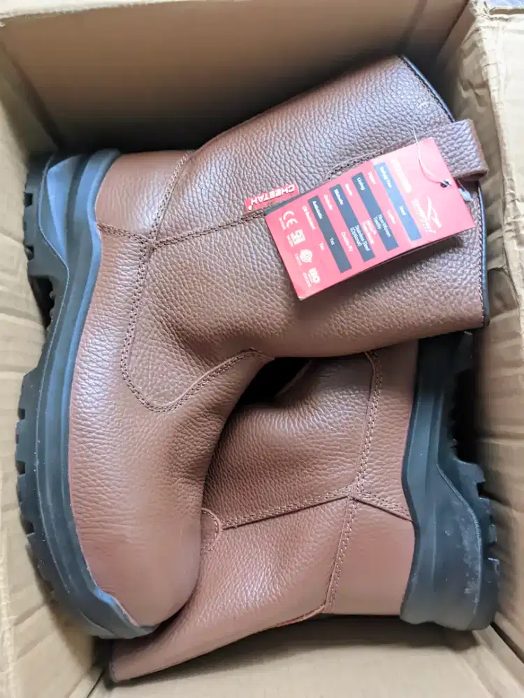 jual sepatu safety merk cheetah baru