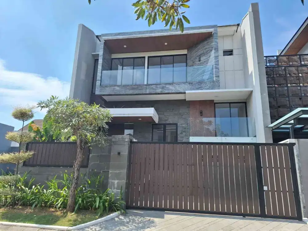 New Modern Minimalis Rumah Citraland Utama Surabaya Barat