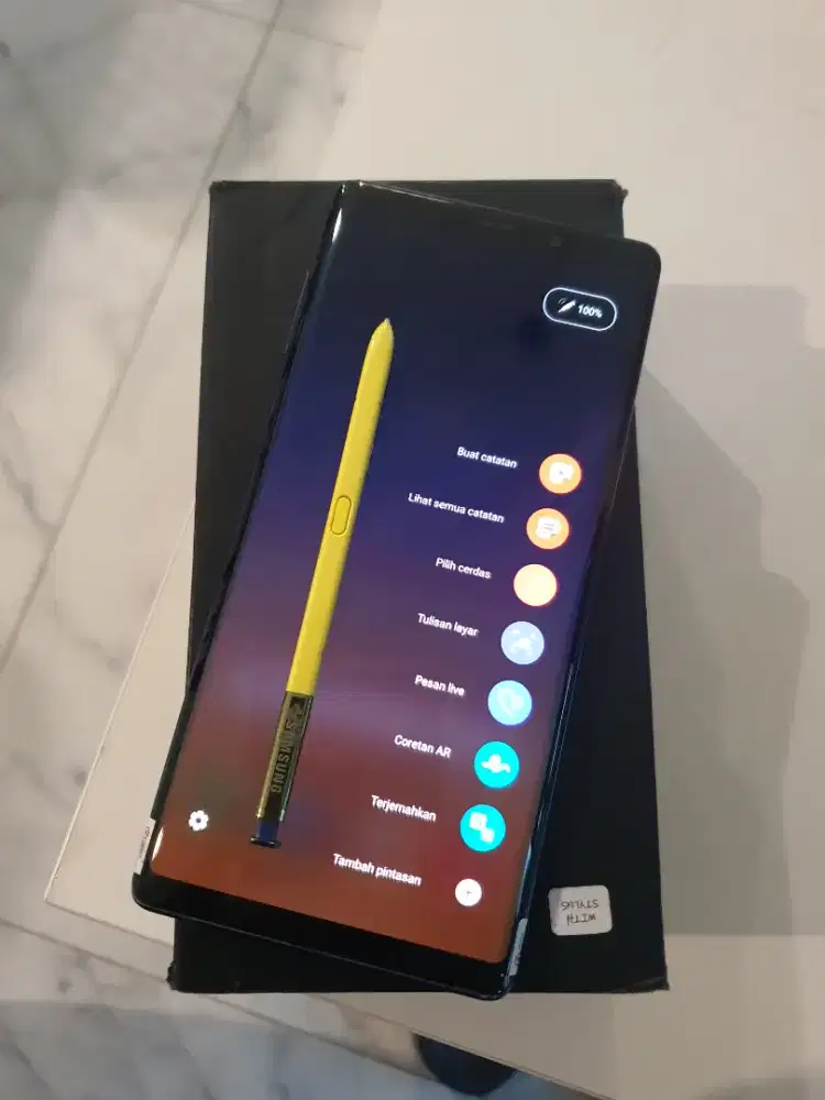 Dijual Samsung Note 9 6/128 NFC Fullset SEIN Normal dan Mulus 90%.