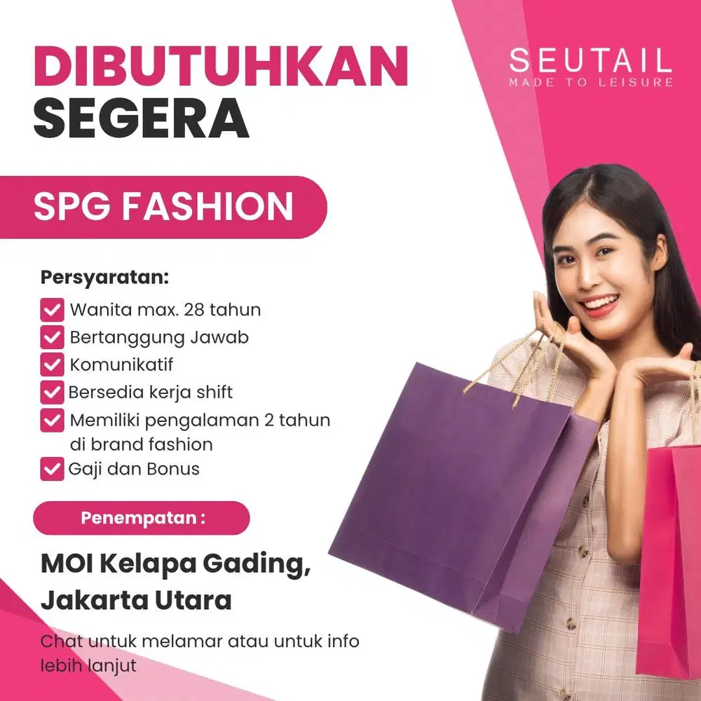 SPG Fashion SEUTAIL - MOI Kelapa Gading