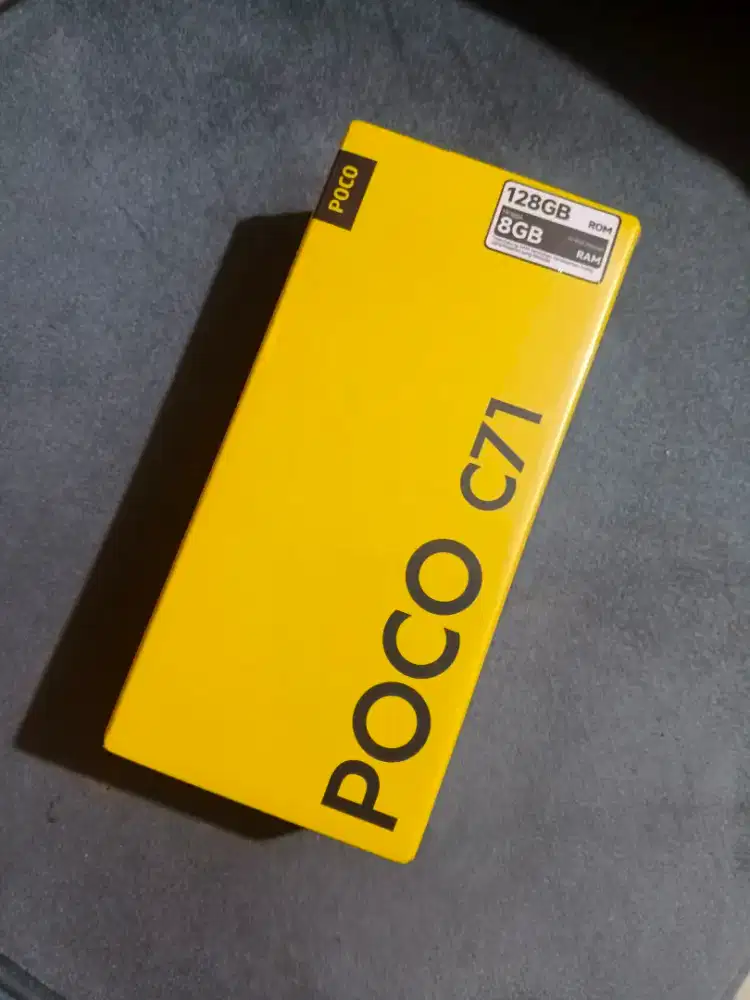 Poco c71 4/128 Segel baru
