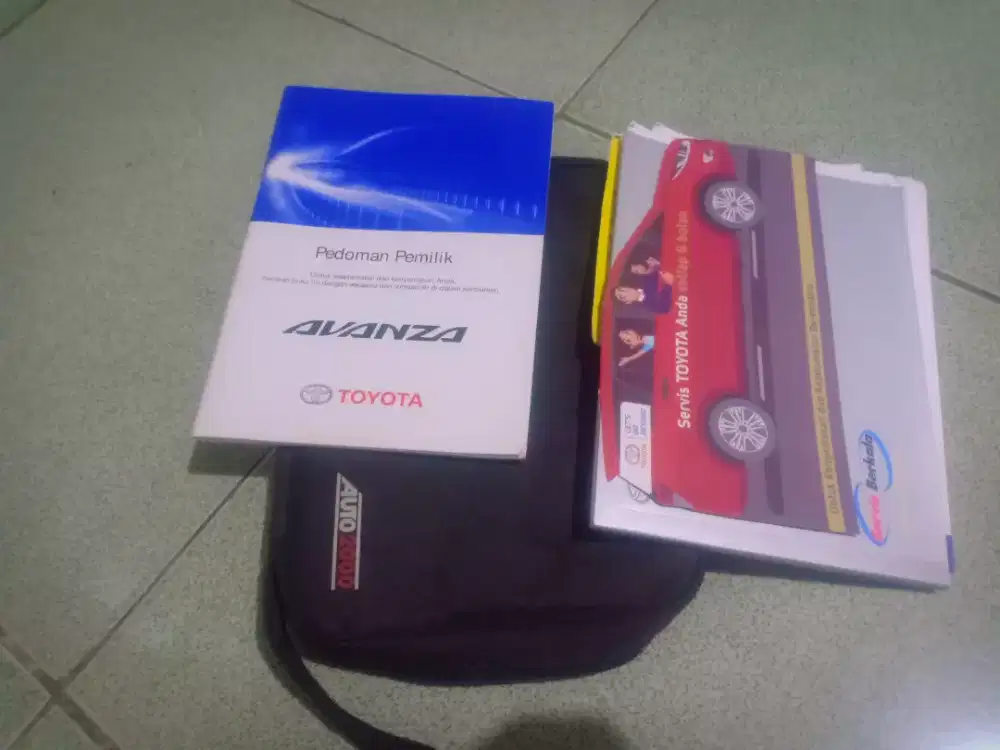Buku manual & buku service Avanza 2019