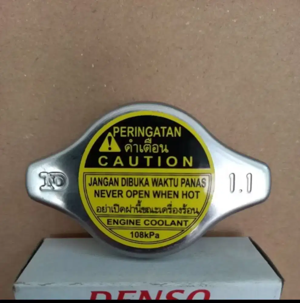 Tutup Radiator Denso Asli  Plat Tebal UK  1.1 Avanza Rush