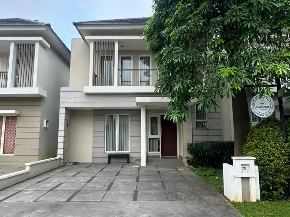 Rumah Baru 2 Lantai di Suvarna Sutera Siap Huni Smart Lock System