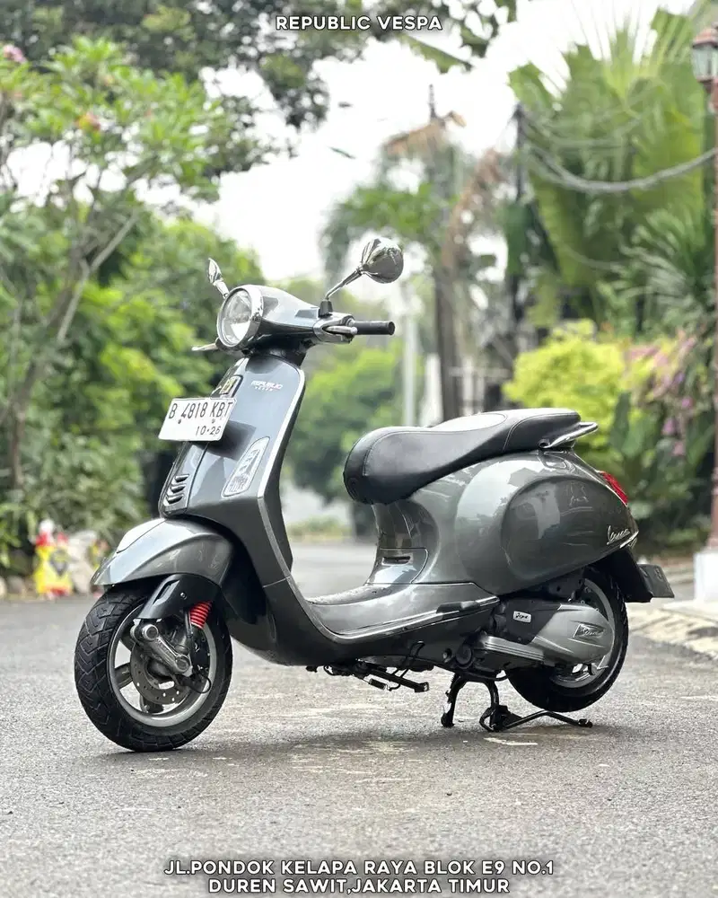PIAGGIO VESPA PRIMAVERA IGET 150 3V TH 2016 Warna Abu Perfect Conditio
