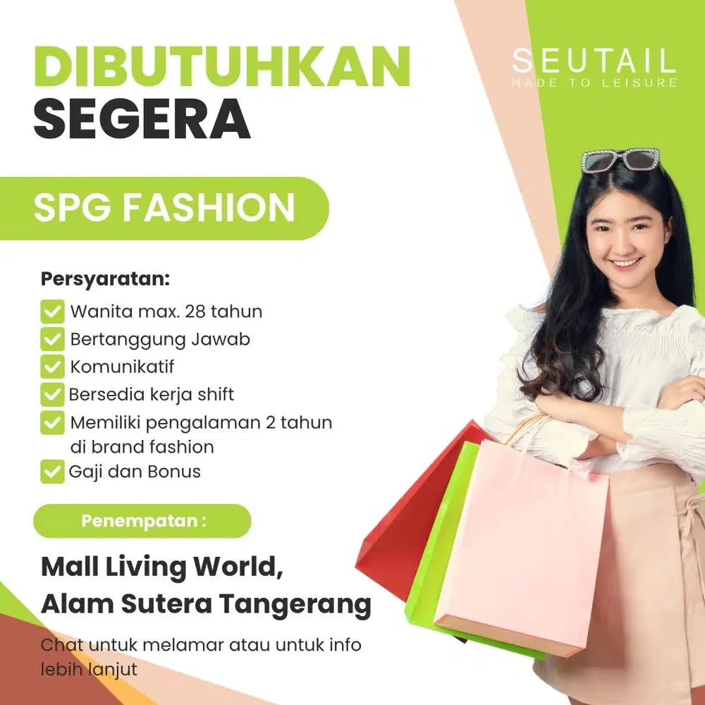 SPG Fashion SEUTAIL - Living World Alam Sutera