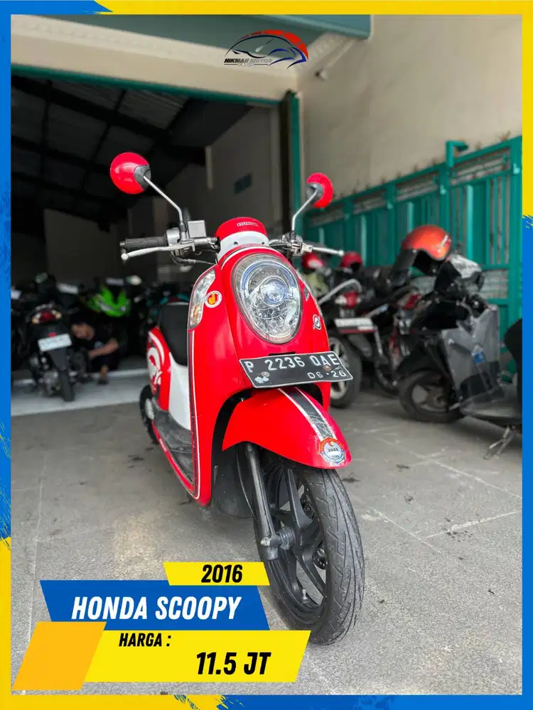 HONDA SCOOPY 2016 MANTAP GASS MASZEHH HIKMAH MOTOR KEPUH
