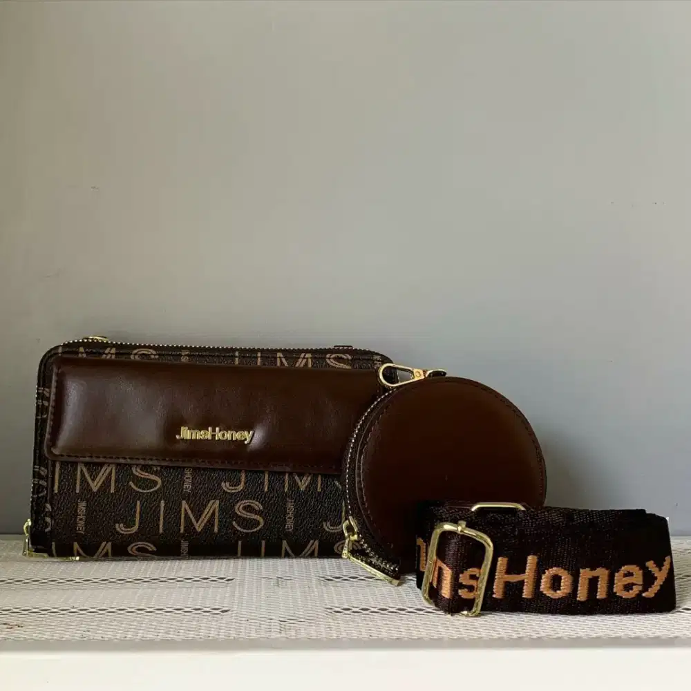 Tas Selempang Wanita Jims Honey Sling Bag Kekinian Kulit Sintetis