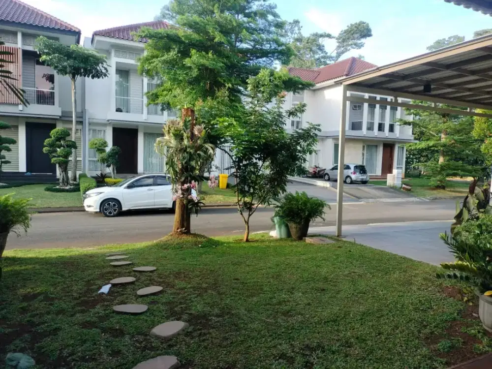 Rumah Mewah Alam Sutra Pelangi Sitara dgn taman yg luas depan dan belakang bisa buat kolam renang