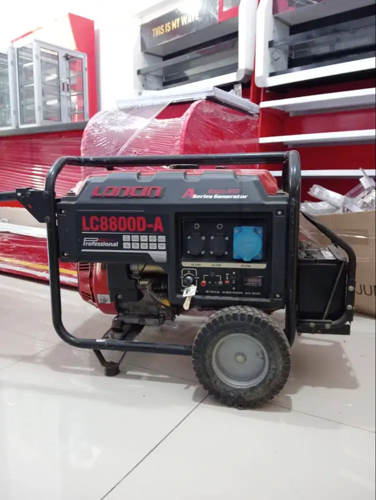 Genset second murah merk Loncin 6000 watt normal lancar jaya