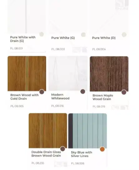 PLAFON PVC SHUNDA ESTETIK