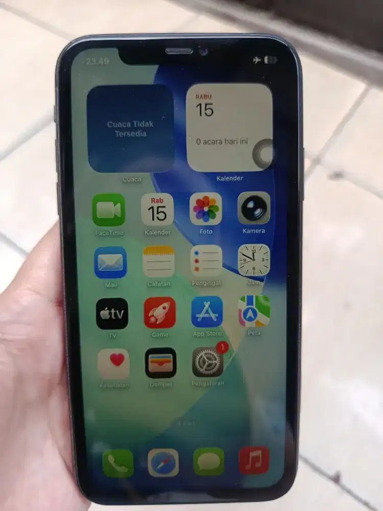 Iphone 11 64GB Ex IBOX Wifi Only Face ID OFF True Tone ON HP+Kabel