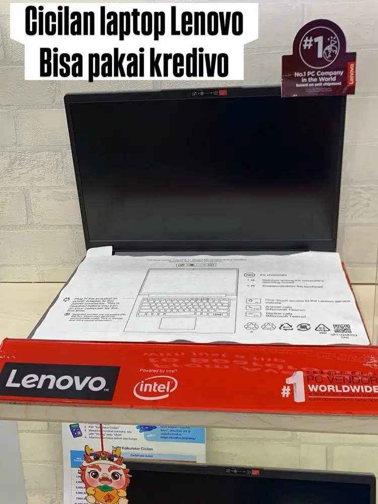 LAPTOP LENOVO CORE i3-Bisa Pakai Kredivo