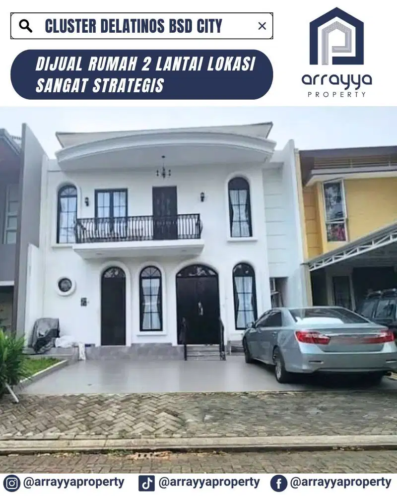 RUMAH JARANG ADA CLUSTER DELATINOS BSD CITY *DMB01*