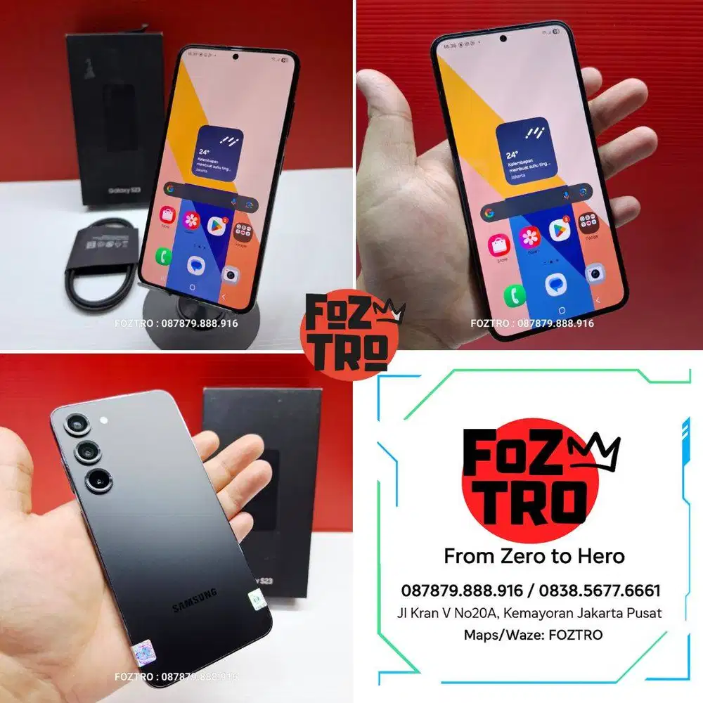 Samsung Galaxy S23 8/256GB Fullset RESMI NO MINUS