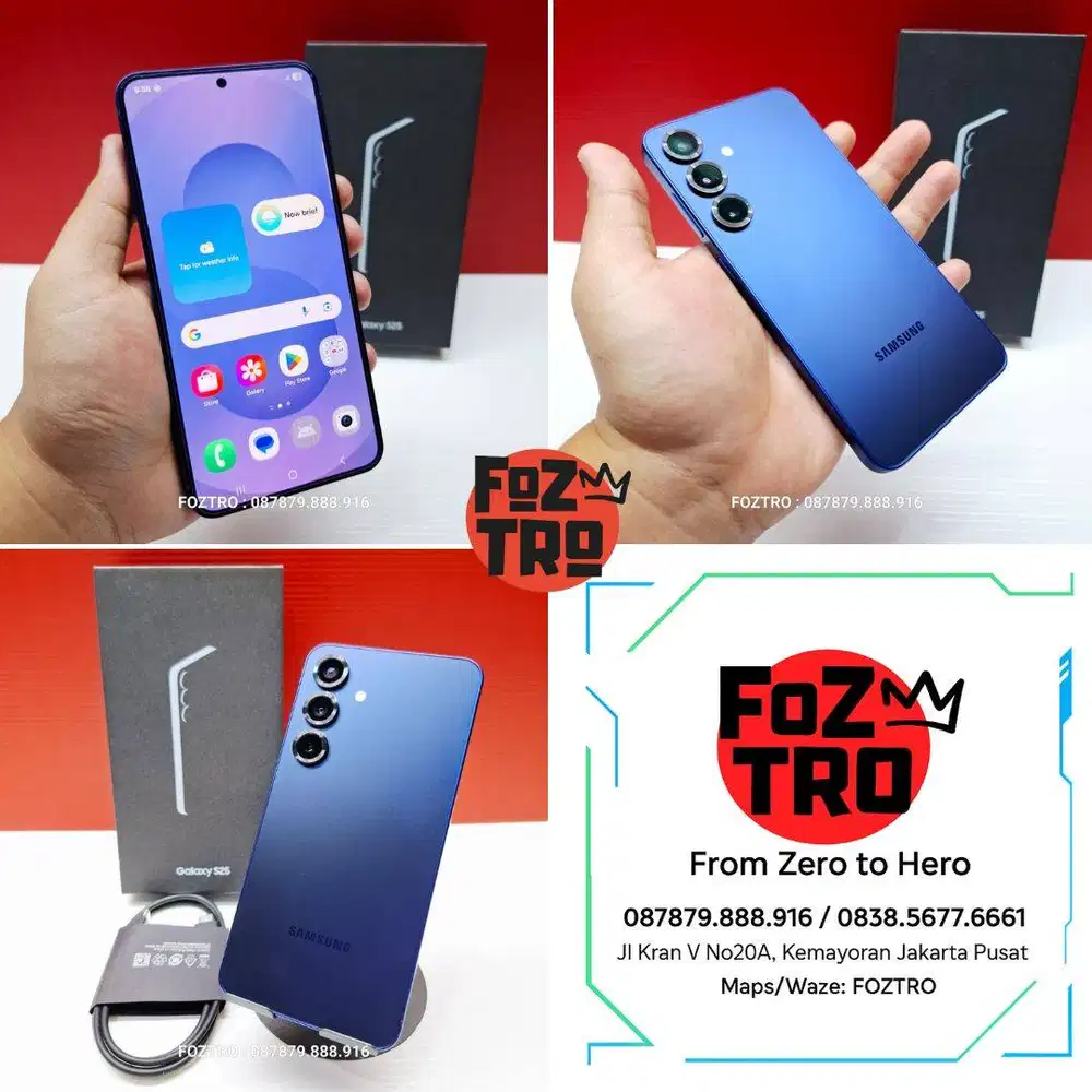 LIKE NEW Samsung S25 12/256GB Fullset RESMI NO MINUS