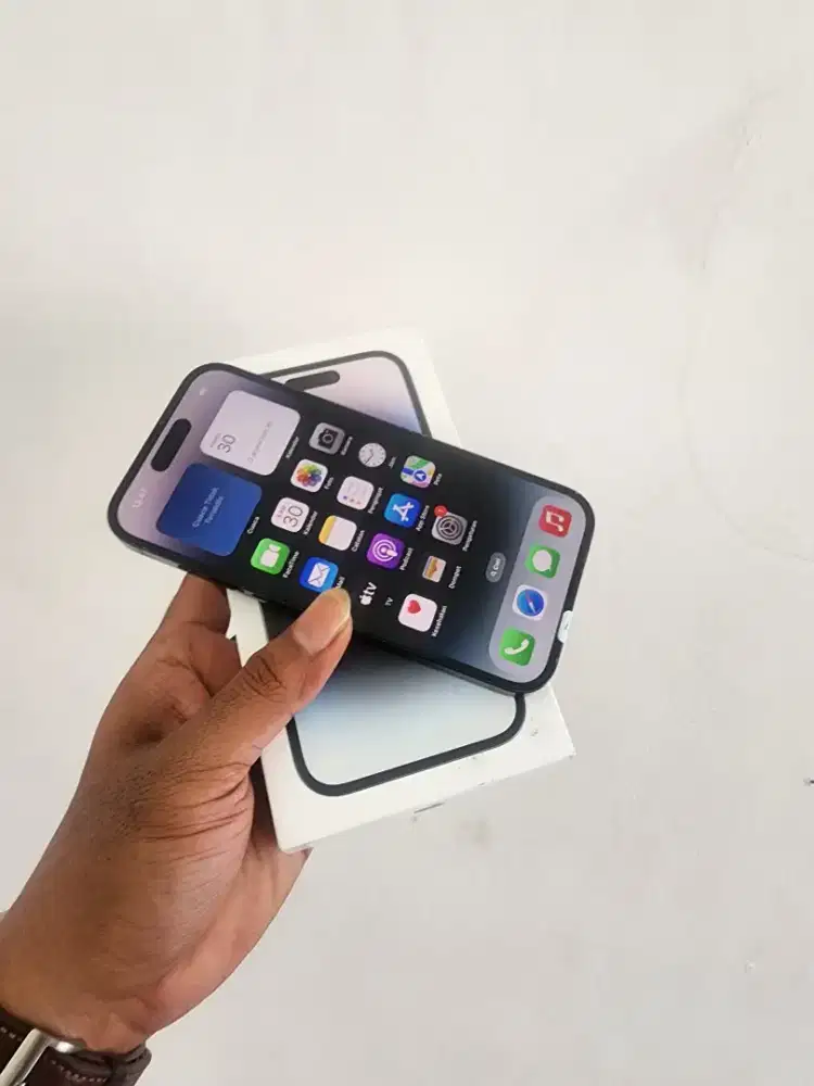 Iphone 14 pro 128gb ibok hb 91% fullset ori no minus normal 1000% ok
