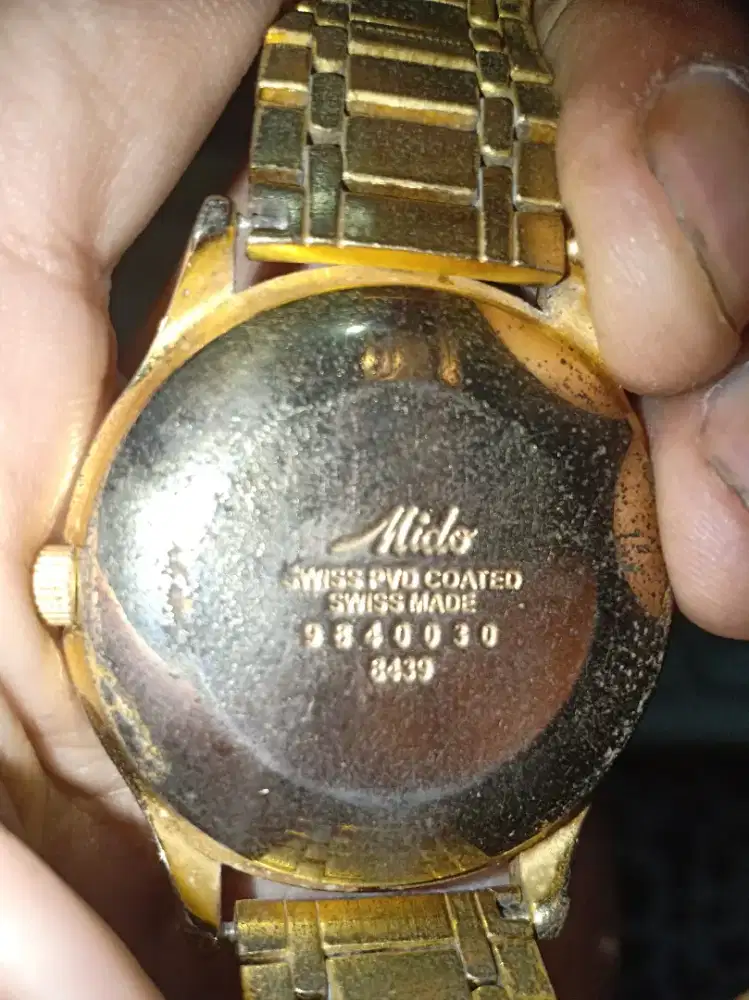 Jam tangan MIDO automatic kondisi off mati. Mesin JAPAN.