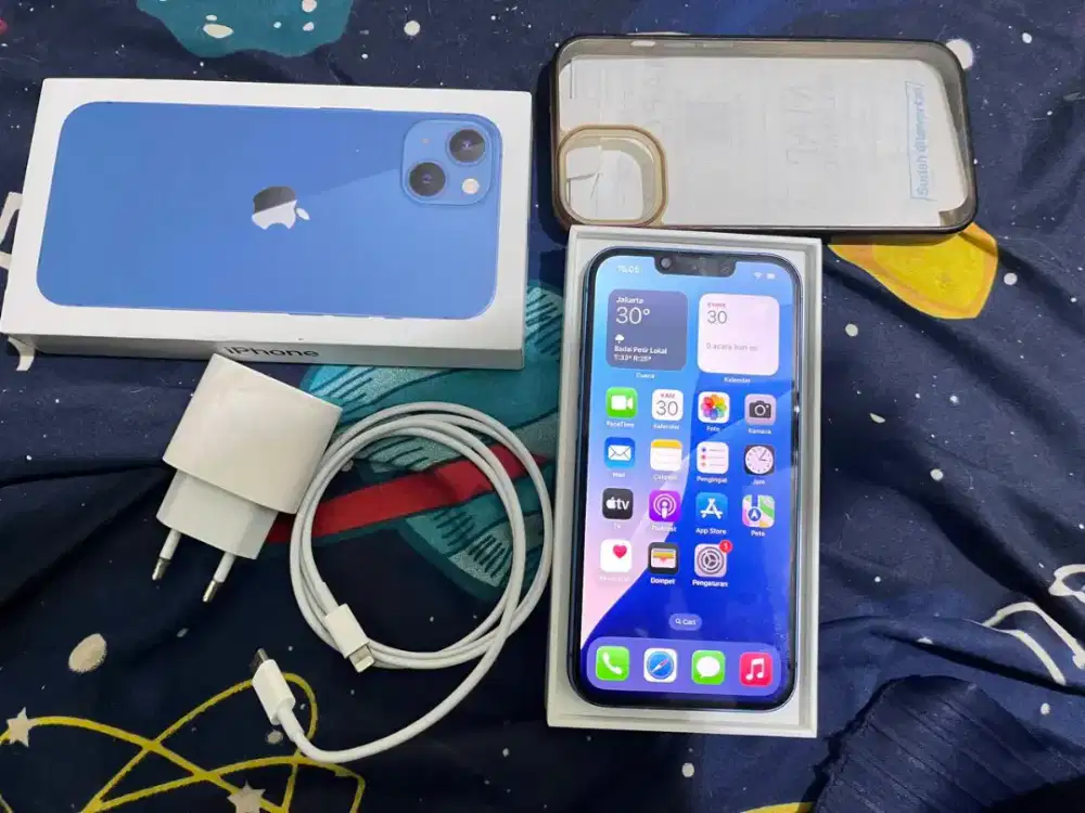 Iphone 13 blue 256gb ex digimap