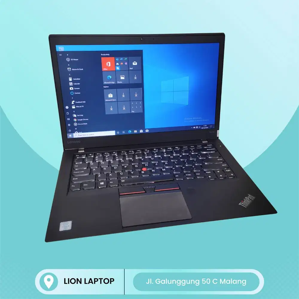 RAM 8GB SSD 256GB Core i5 Slim Lenovo Thinkpad T460s [30|10]