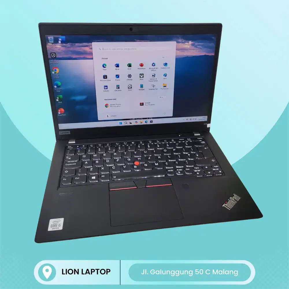 Core i5 Gen 10 slim mulus RAM 8GB SSD 256 Lenovo Thinkpad X13 [30|10]