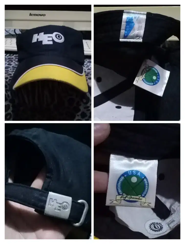 Topi Vintage golf bordir HEO ORIGININAL USA.