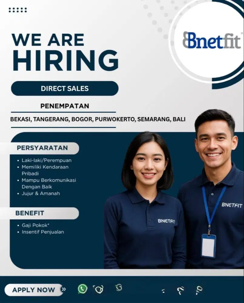 Lowongan Kerja Team Leader dan Sales Executive (Internet Provider)