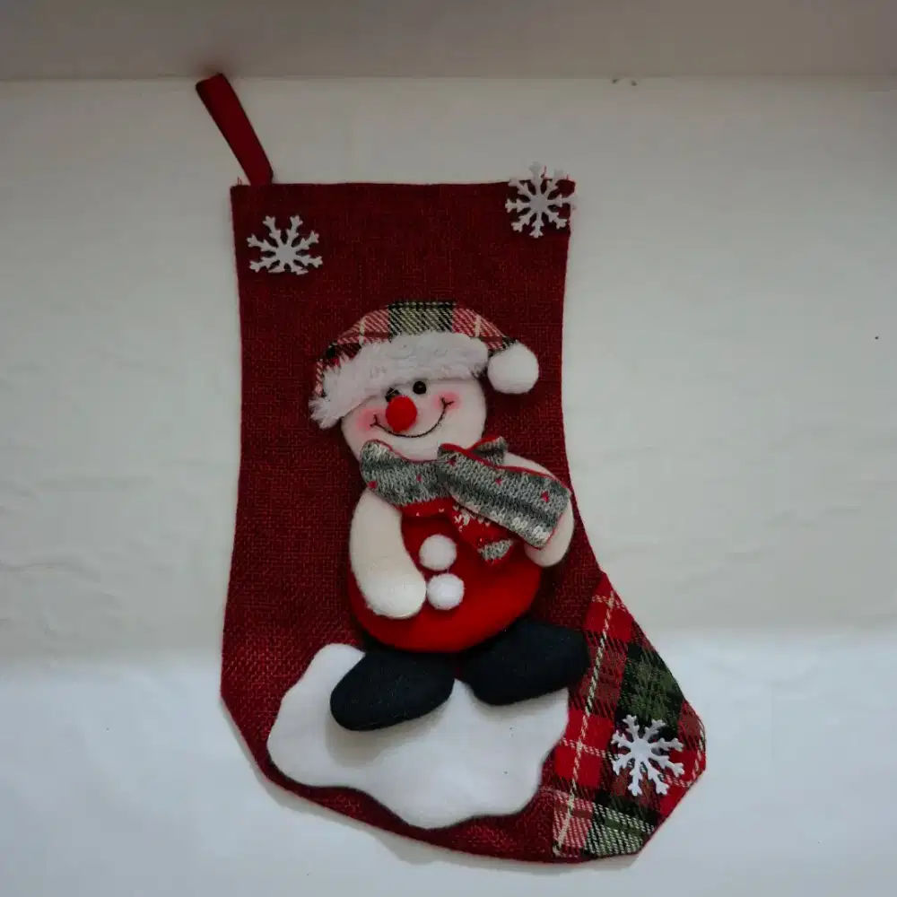 Hiasan Dekorasi Stocking Christmas/ Natal