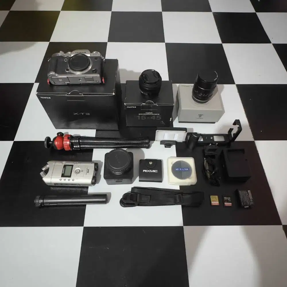 Fujifilm XT-3 fullset beserta banyak sekali bonus
