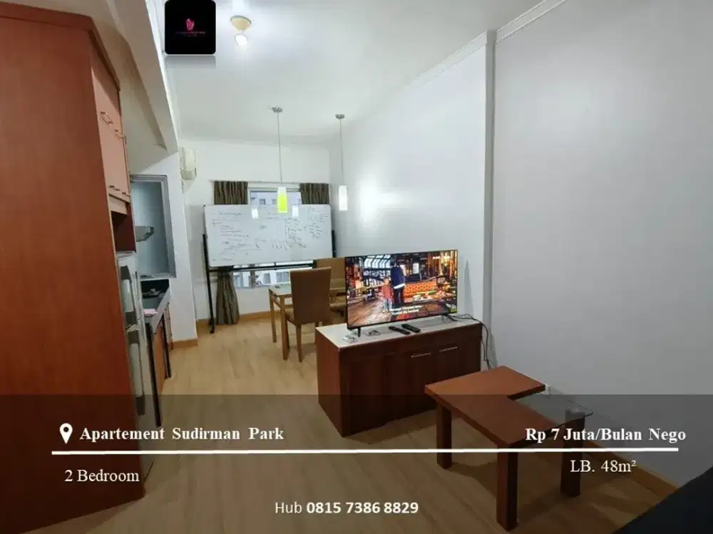 Disewakan Apartement Sudirman Park Low Floor 2BR Furnished