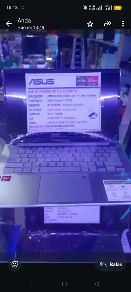 LAPTOP ASUS VIVOBOOK E14014