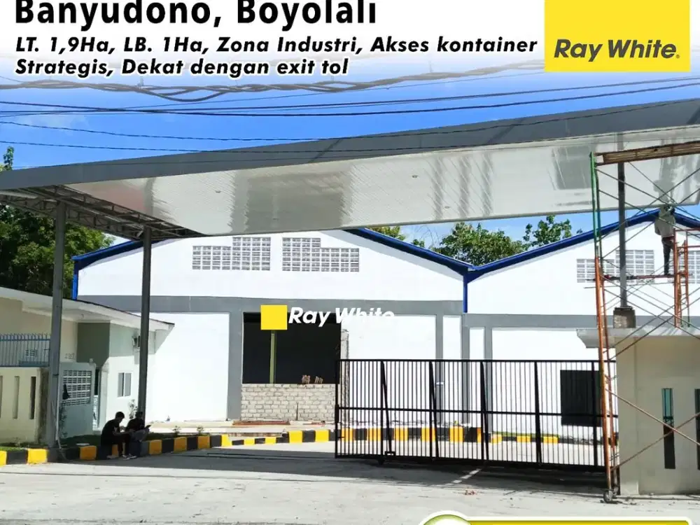 Dijual Gudang Siap Pakai Di Banyudono Boyolali Zona Industri Dekat Tol