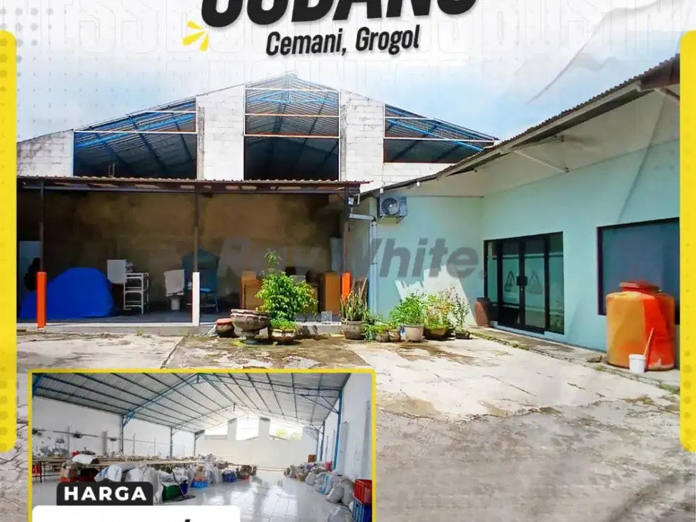 Disewakan Gudang Zona industri di Cemani Grogol