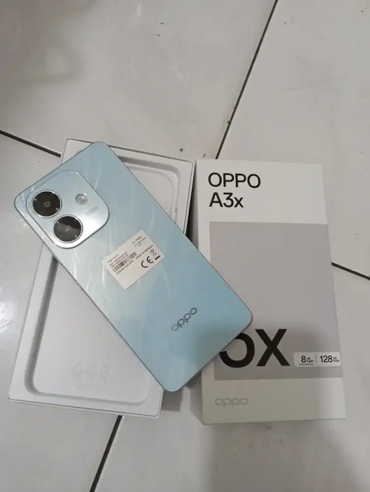 Oppo a3x like new ful set 4/128