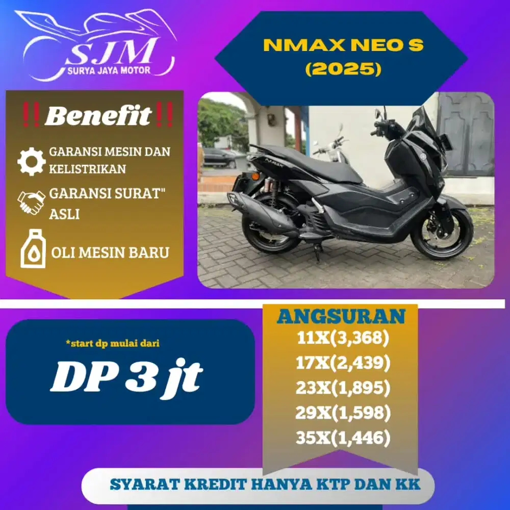 YAMAHA NMAX NEO S 2025 MESIN HALUS