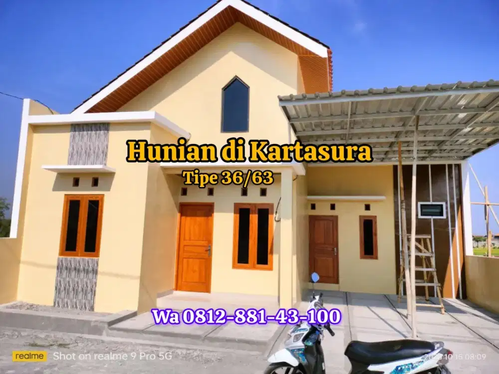 JUAL RUMAH MURAH DI KERTONATAN KARTASURA SUKOHARJO DEKAT EXIT TOL