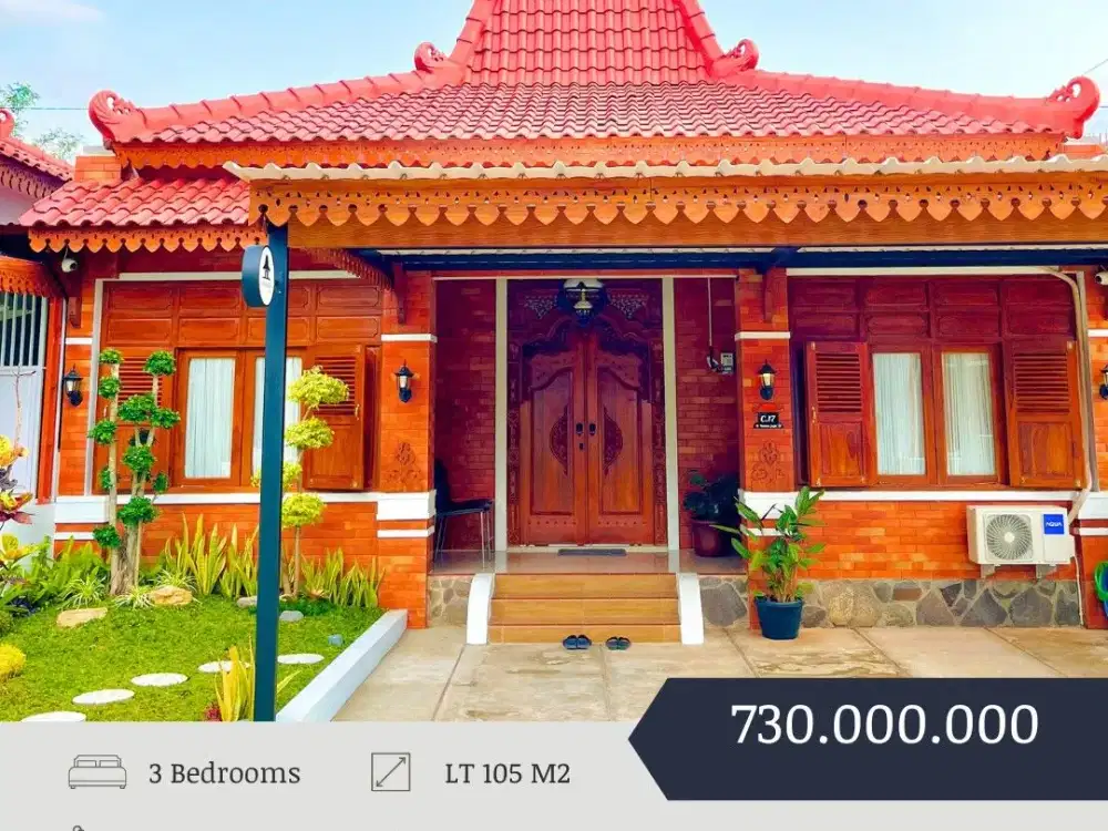 Joglo Classic Premium Miliki Hunian di Wisata Prambanan